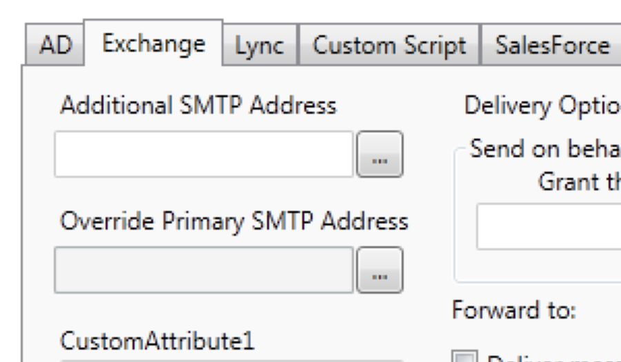 Z-Hire Exchange mailbox management interface